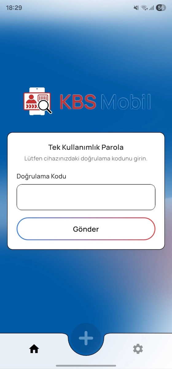 Tek Kullanımlık Parola Sayfası