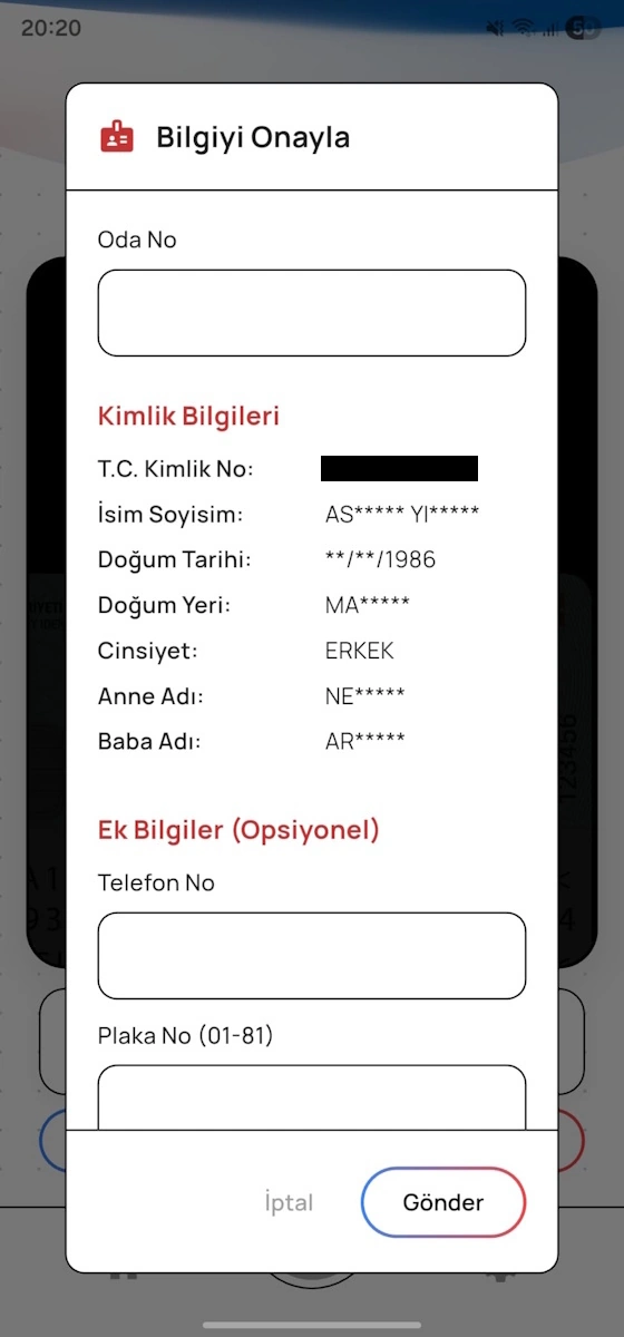 Barkod Tarama Örneği